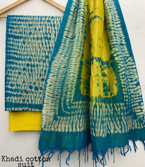 Pure Khadi Unstitched Suit With Khadi Dupatta (Lenght 2.5 Mtr. All) - 5