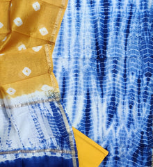 Pure Chanderi Silk Unstitched Suit (Lenght 2.5 Mtr Each Of Top, Bottom & Dupatta) - 13