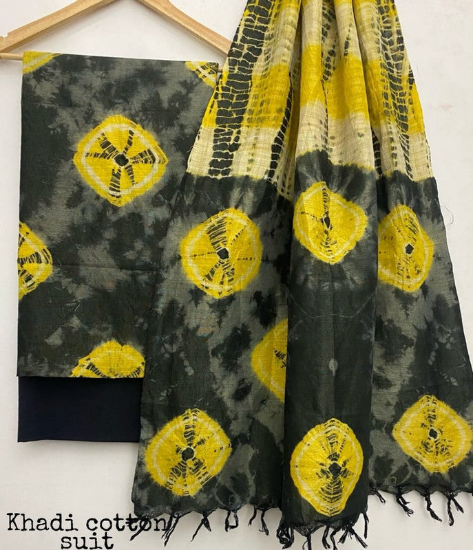 Pure Khadi Unstitched Suit With Khadi Dupatta (Lenght 2.5 Mtr. All) - 15