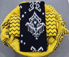 Pure Cotton Printed Salwar Suit With Chiffon Dupatta - 31