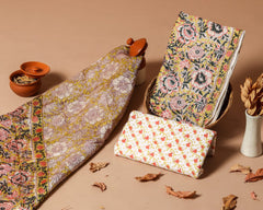 Pure Chanderi Silk Unstitched Suit (Lenght 2.5 Mtr Each Of Top, Bottom & Dupatta) - 22