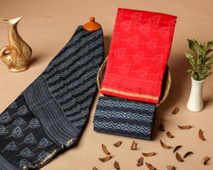 Pure Chanderi Silk Unstitched Suit (Lenght 2.5 Mtr Each Of Top, Bottom & Dupatta) - 39