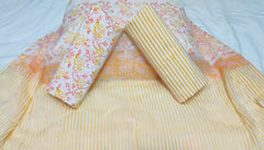 Pure Cotton Printed Salwar Suit With Chiffon Dupatta - 56