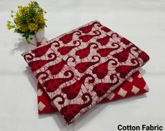pure cotton handblock printed top bottom set (2.5 Mtr Top & 2.5 Mtr Bottom) - 4