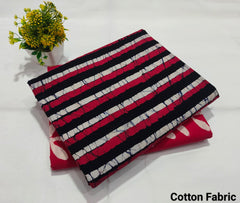 pure cotton handblock printed top bottom set (2.5 Mtr Top & 2.5 Mtr Bottom) - 3