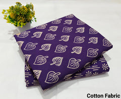 pure cotton handblock printed top bottom set (2.5 Mtr Top & 2.5 Mtr Bottom) - 19