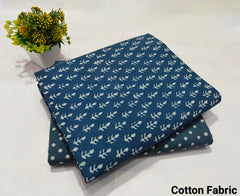 pure cotton handblock printed top bottom set (2.5 Mtr Top & 2.5 Mtr Bottom) - 27