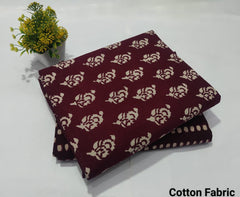 pure cotton handblock printed top bottom set (2.5 Mtr Top & 2.5 Mtr Bottom) - 50
