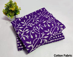 pure cotton handblock printed top bottom set (2.5 Mtr Top & 2.5 Mtr Bottom) - 51