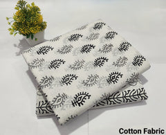 pure cotton handblock printed top bottom set (2.5 Mtr Top & 2.5 Mtr Bottom) - 39
