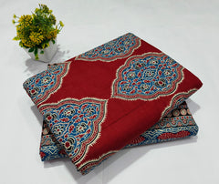 pure cotton handblock printed top bottom set (2.5 Mtr Top & 2.5 Mtr Bottom) - 98