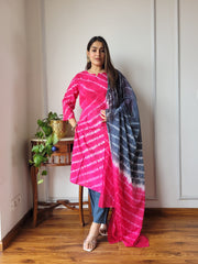 Pure Cotton Hand Block Printed Stitched Suits With Cotton Dupatta - 10