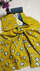 Pure Chanderi Silk Unstitched Suit (Lenght 2.5 Mtr Each Of Top, Bottom & Dupatta) - 3