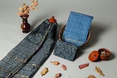 Pure Chanderi Silk Unstitched Suit (Lenght 2.5 Mtr Each Of Top, Bottom & Dupatta) - 15