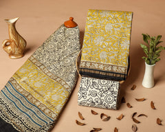 Pure Chanderi Silk Unstitched Suit (Lenght 2.5 Mtr Each Of Top, Bottom & Dupatta) - 25