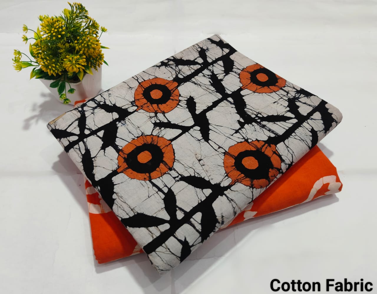 pure cotton handblock printed top bottom set (2.5 Mtr Top & 2.5 Mtr Bottom) - 5