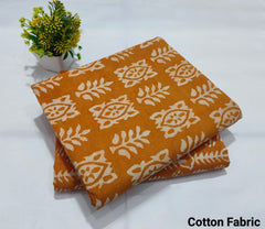 pure cotton handblock printed top bottom set (2.5 Mtr Top & 2.5 Mtr Bottom) - 11