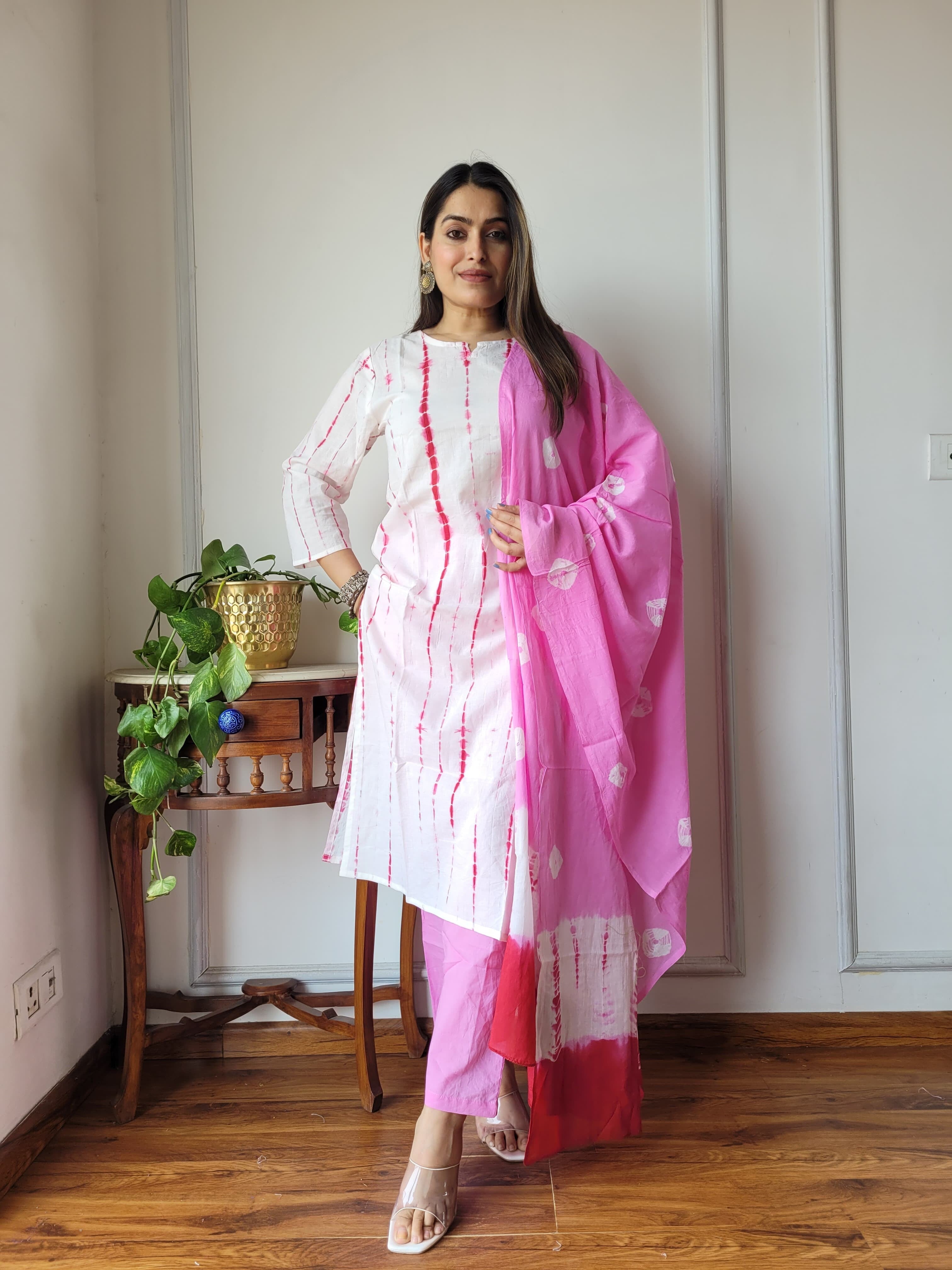 Pure Cotton Hand Block Printed Stitched Suits With Cotton Dupatta - 9